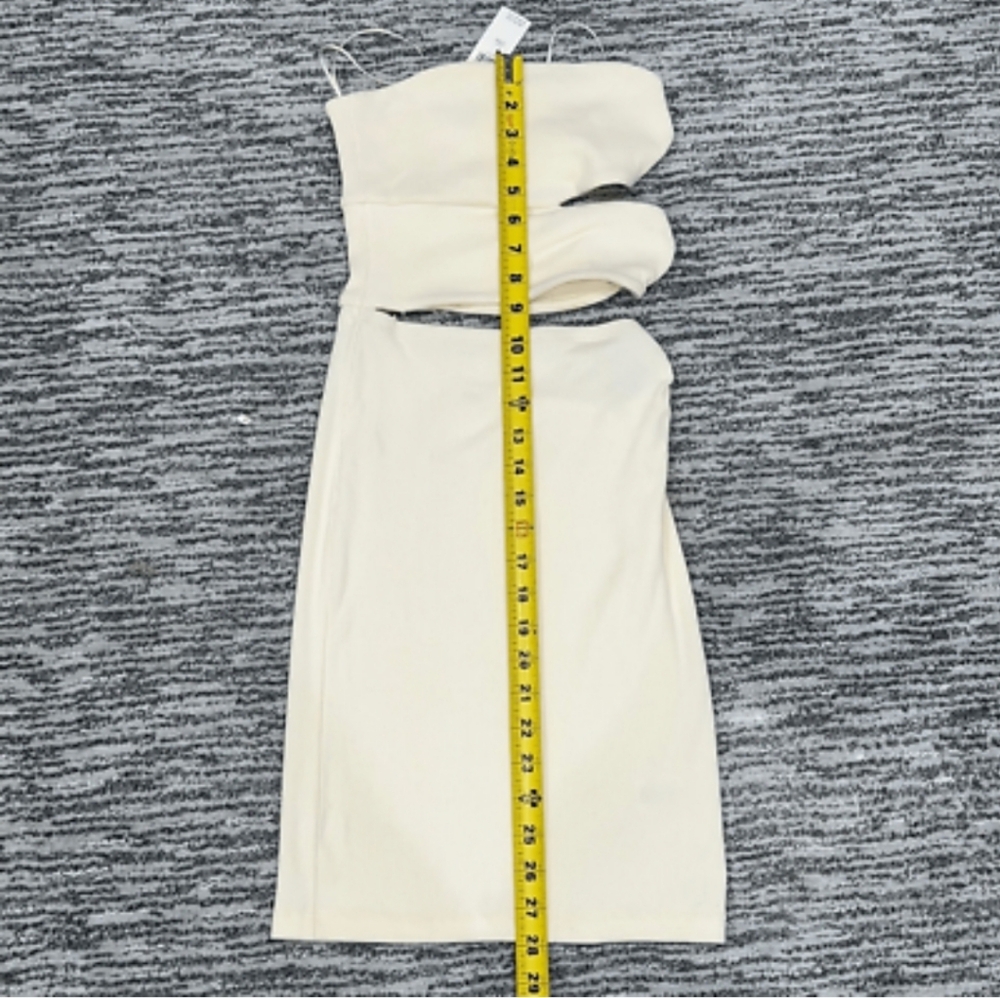 💖💖 NWT SIZE 3X Anthropologie -Bordeaux Strapless Cutout Dress - Picture 4 of 8